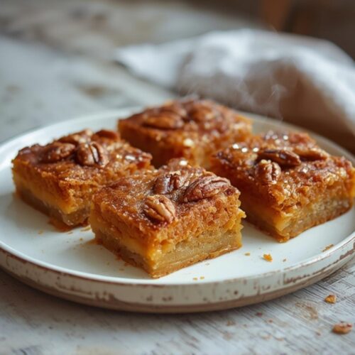 keto pumpkin pecan squares