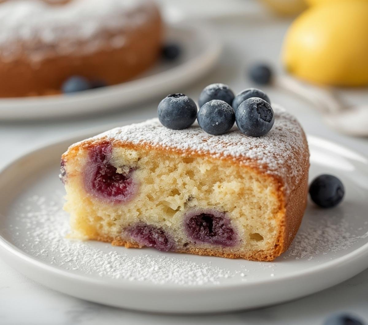 Keto Lemon Blueberry Cake: Gooey Butter Cake with a Twist