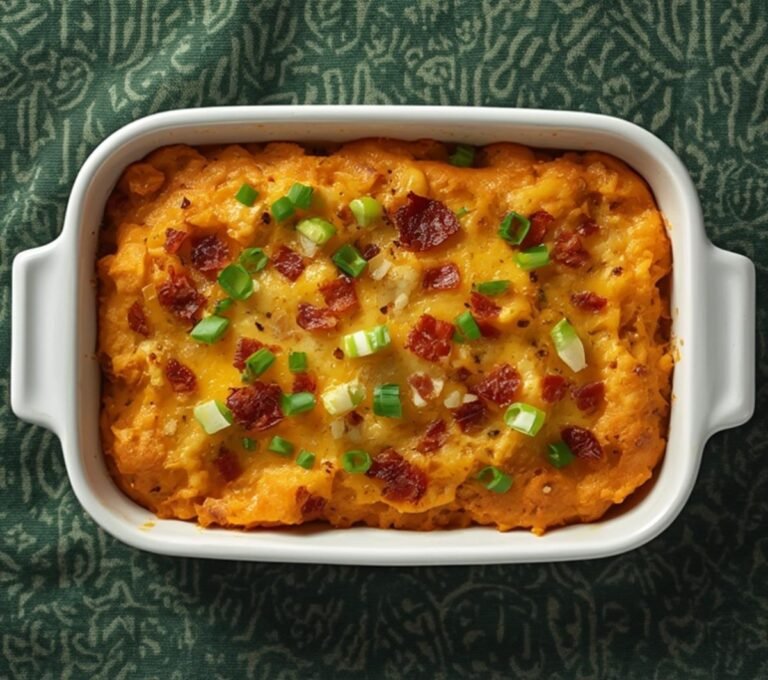 Easy Keto Sweet Potato Casserole Alternative (Low Carb)